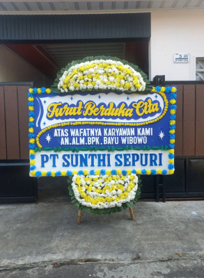 Papan Bunga Duka di Cepoko
